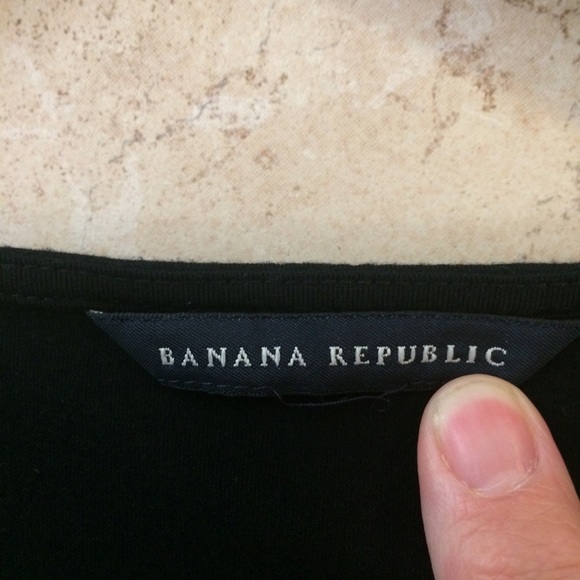 Banana Republic Black Top Sz S - Picture 5 of 7